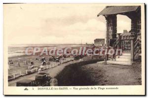 Old Postcard Saint Pair Sur Mer Vue Generale De La Plage Normande
