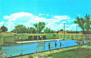 Douglas WY Municipal Swimming Pool Postcard