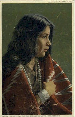 Lo-Lee-Ta, Pueblo Girl of Laguna, New Mexico, Indian Unused minor corner wear