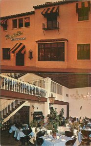 Postcard Florida Coral Gables Paoletti's 1950s Restaurant Colorpicture 23-4273