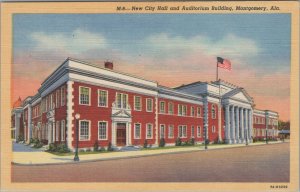 Postcard New City Hall and Auditorium Building Montgomery AL