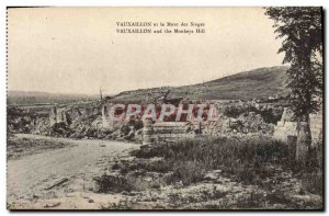 Old Postcard Vauxaillon And Mount Of The Apes Army