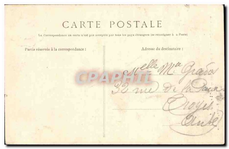 Foret St Germain en Laye Old Postcard Virgin to English (Tree tree)