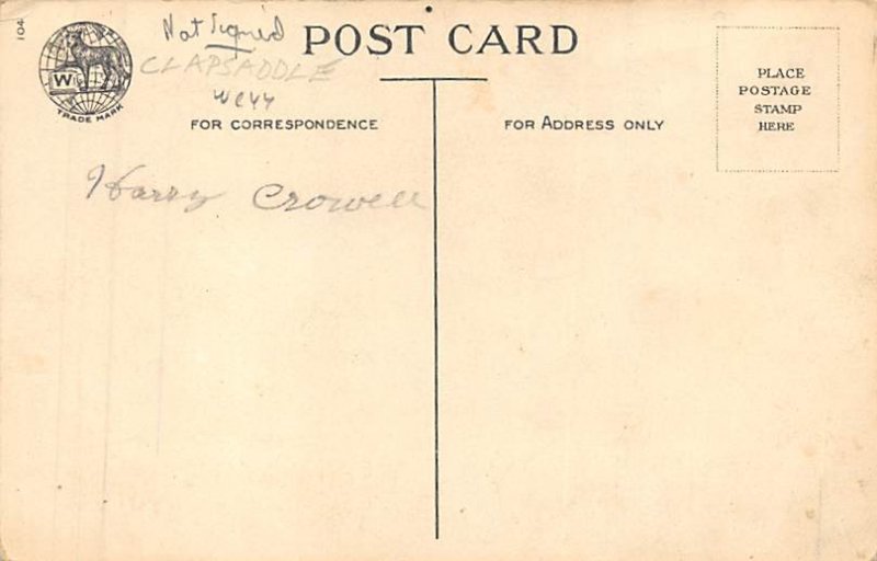 Artist Clapsaddle, Wolf Publication Postcard