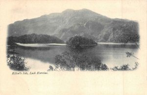 Scotland~UK  ELLEN'S ISLE~LOCH KATRINE  Trossachs Area  c1900's UDB B&W Postcard