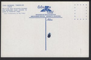 Oregon MT HOOD Timberline Lodge Interior Bedroom - Chrome