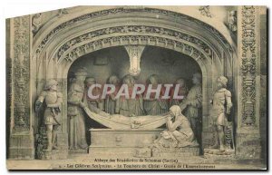 Postcard Benedictine Abbey of Solesmes Sarthe Celebres Sculptures The Tomb of...