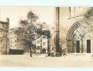 Old rppc BUILDING SCENE Architecture Postcard AB1127