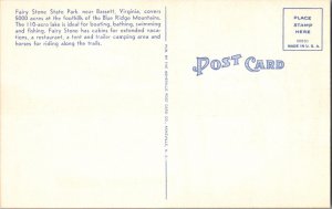Vintage Postcard- Fairy Stone State Park, Virginia- KF17