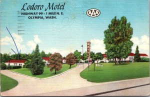 Washington Olympia The Lodoro Motel 1957