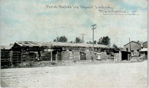 DEER LODGE, MT Montana     First  HOTEL in DEER LODGE  1911  Photoette  Postcard