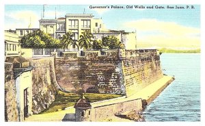 Puerto Rico Governor's Palace , Old Walls and gate