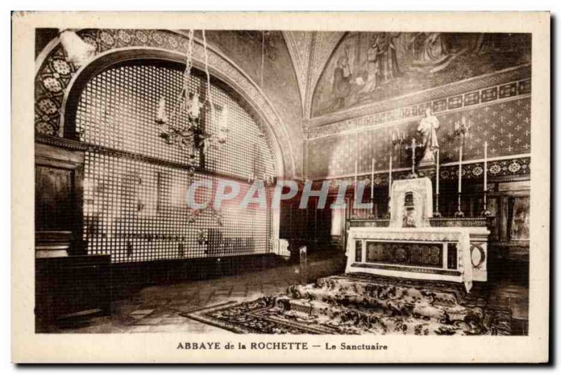 Abbaye de la Rochette - The Sanctuary - Old Postcard