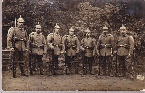 Group of German Soldiiers - Real Photo 1915