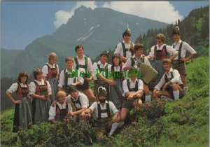 Music Postcard - D'Goassstoaner Plattler, Jochberg, Tirol, Austria RR14361