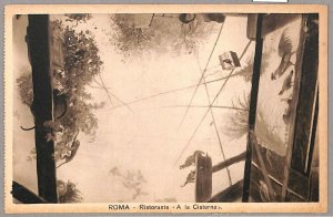 ab0441 - VINTAGE POSTCARD - ROME City: Restaurant A la Cisterna-