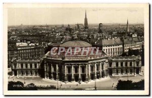 Old Postcard Wien Blick Vom Rathaus Auf das Burgtheater