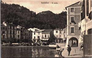 Italy Portofino Al Porto Vintage Postcard C188