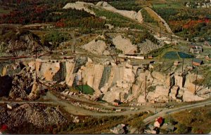 Vermont Barre Rock Of Ages Granite Quarry Aerial View
