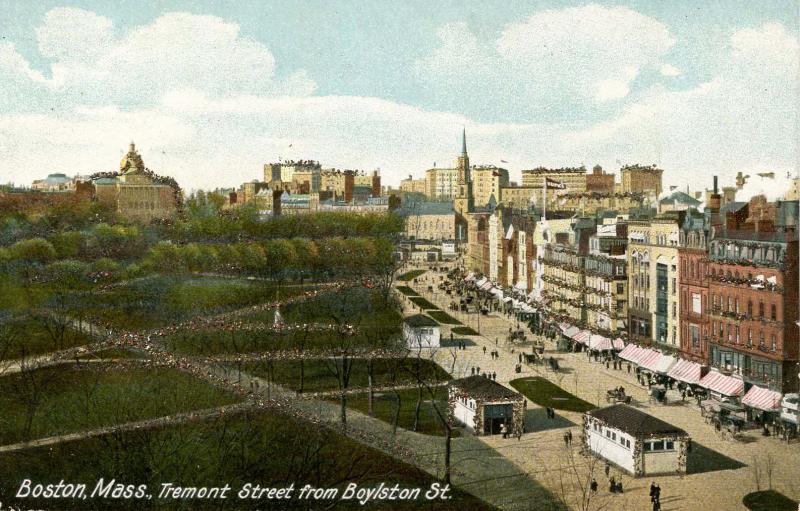 MA - Boston. Tremont Street from Boylston Street