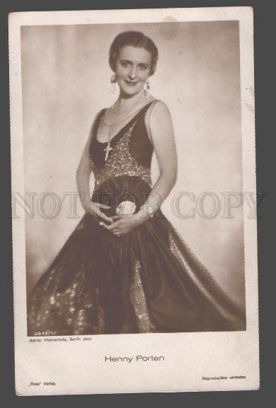 107097 Henny PORTEN German MOVIE Actress BELLE Vintage PHOTO