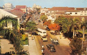 Busy Bay Street Nassau in the Bahamas Postal used unknown 