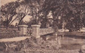 England Dorchester Blue Bridge and River Frome