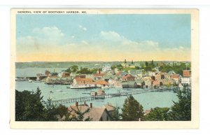 ME - Boothbay Harbor. General View