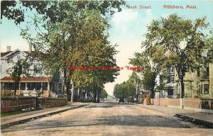 8 Postcards, Attleboro, Massachusetts, Street Scenes & Buildings