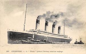 Cherbourg - Le Titanic Oceanliner Ship White Star Line Ship Steamer Unused 