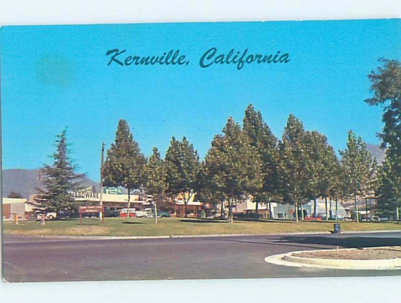 Pre-1980 HARDWARE STORE BEHIND PARK Kernville - Near Bakersfield CA H2880