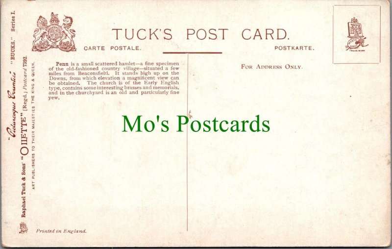 Buckinghamshire Postcard - Penn, Elizabethan House   RS31513