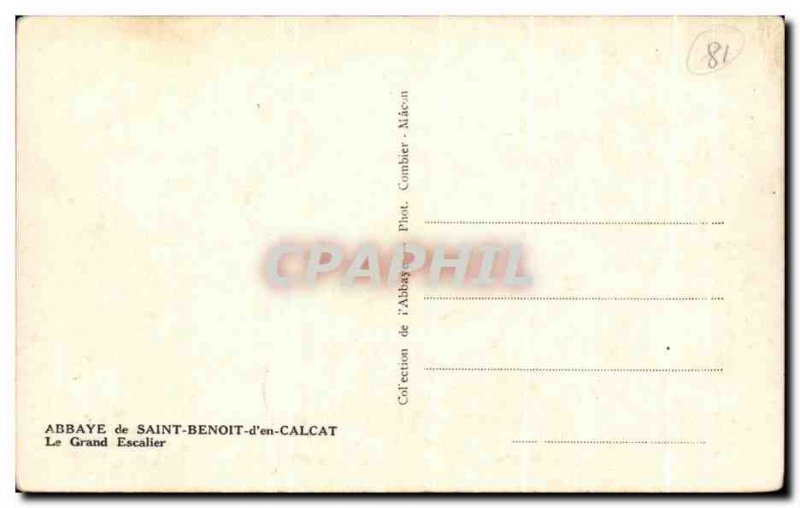 Postcard From Abbey of Saint Benedict & # 39En Calcat Grand Staircase