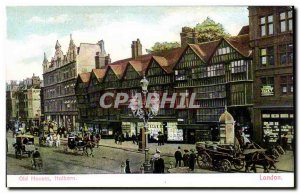 Old Postcard Old Houses Holborn London