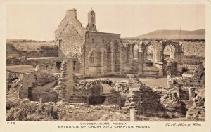 SCOTLAND UK~CROSSRAGUEL ABBEY-EXTERIOR OF CHOIR & CHAPTER HOUSE~SWAIN POSTCARD