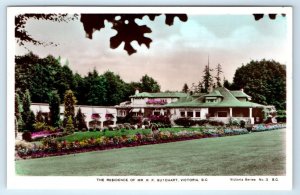 RPPC The Residence of Mr. R. P. Buthcart VICTORIA Canada Postcard