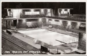 Radium Hot Springs BC Byron Harmon 1080 Real Photo Postcard F49