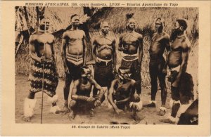 PC MISSIONARIES GROUPE DE CABRES TOGO ETHNIC TYPE (a28045)