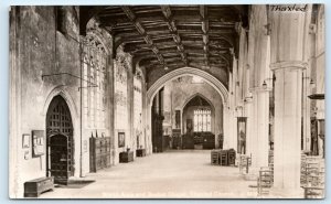 RPPC North Isle & Backet Chapel THAXTED Essex England UK Postcard