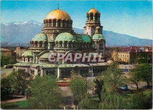 Postcard Modern Sofia Alexander Nevski Dome monument built according to the p...