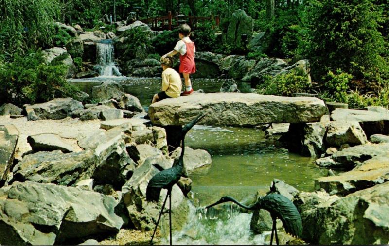 Alabama Birmingham Botanical Gardens Natural Rock Bridge Japanese Gardens