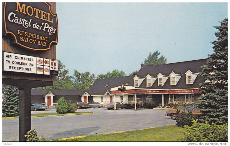 Motel Castel de Pres , TROIS-RIVIERES , Quebec , Canada , 50-60s