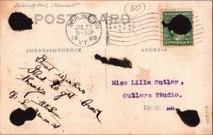 1909 RPPC TERCENTENARY CELEBRATION, BURLINGTON, Vermont Parade Winners KO4