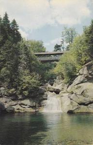 Franconia Notch, White Mountains, New Hampshire - Sentinel Pine Covered Bridge