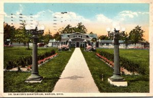 Ohio Marion Dr Sawyer's Sanitorium 1916