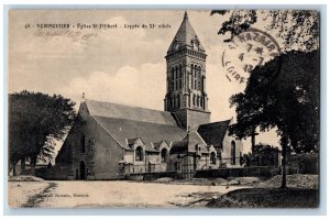 Noirmoutier France Postcard St. Filibert Church Crypt From the 10th Century 1913