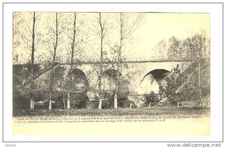 Le Pont De l'Armancon, Ligne De Chatillon, Nuits-Sous-Ravieres, France, 1900-...