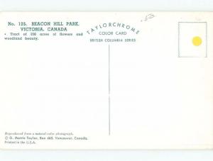 Unused Pre-1980 PARK Victoria - Vancouver Island British Columbia BC c7327