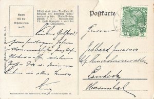 German school association Josef Eberie postcard (crease)