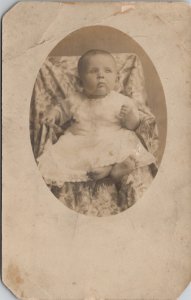 RPPC Dickenson Family Baby Tempe Arizona and Pomona California Postcard E22